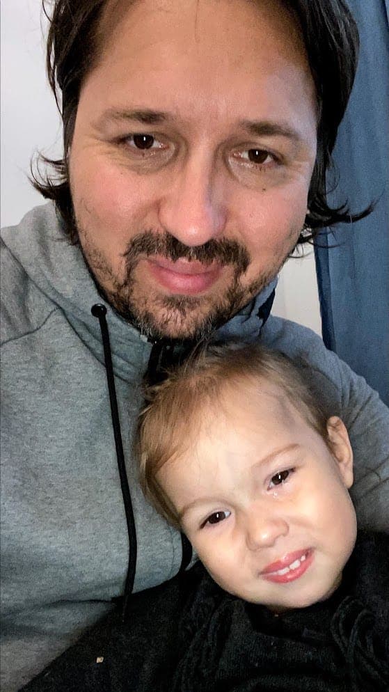 Maryla na selfie z tatą